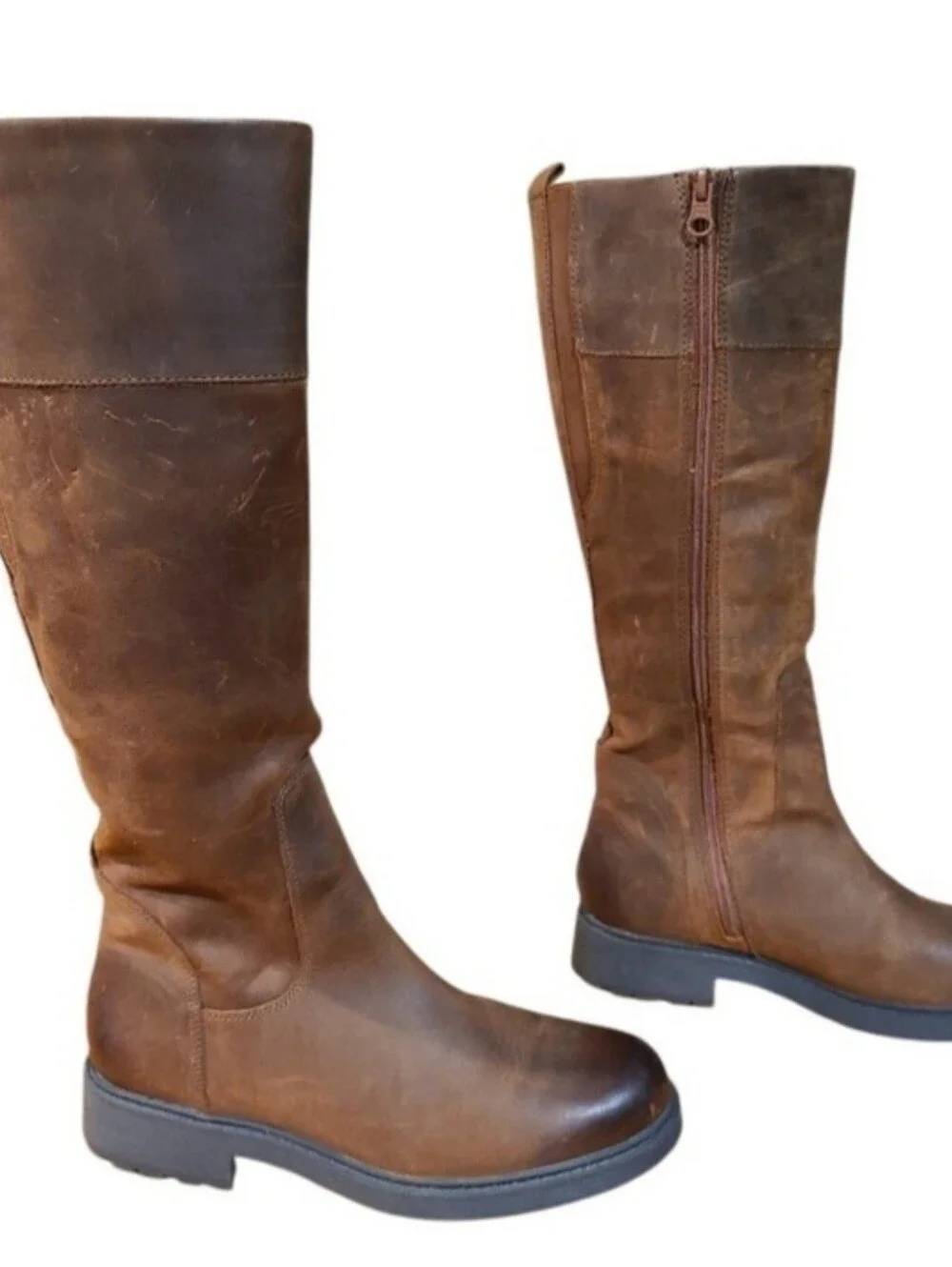 Clarks Orinocco 2 HI Leather Riding Fleece Lined Boots